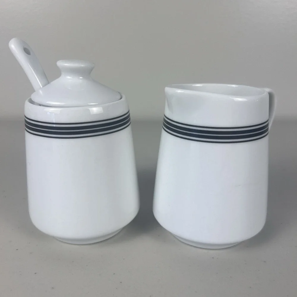 Cafe Collection by Pottery Barn CREAMER & SUGAR‎ BOWL SET